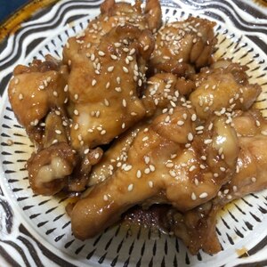 手羽元の照り焼き風